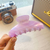 FRENCH INK STYLE HAIR CLAW LARGE JELLY COLOR CLIP_CWAHA2165