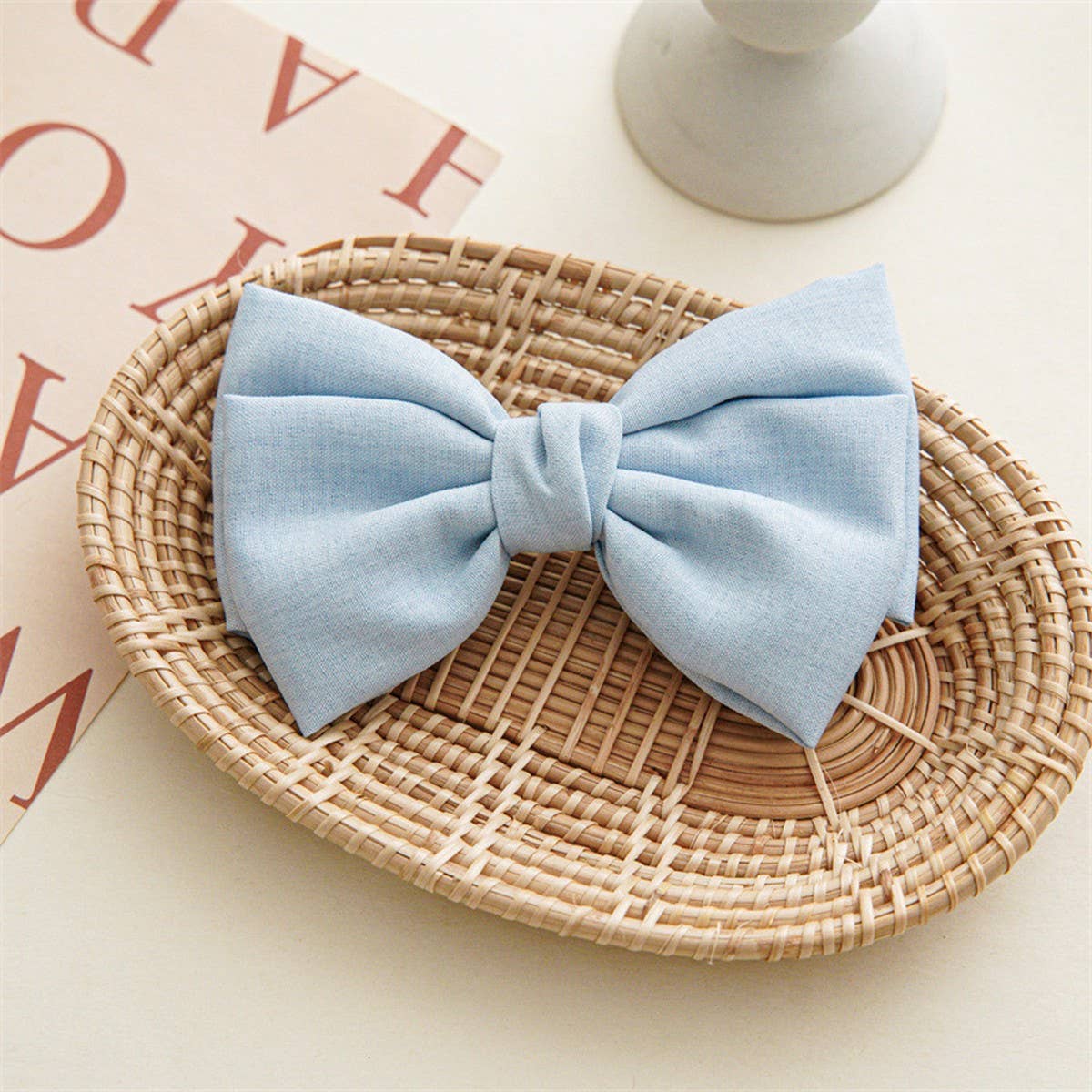 Women Knotted Bow Hair Clip_Cwaha0836