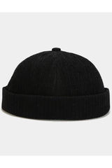 SOLID COLOR CORDUROY MELON HAT HIP HOP STYLE CWAH0401