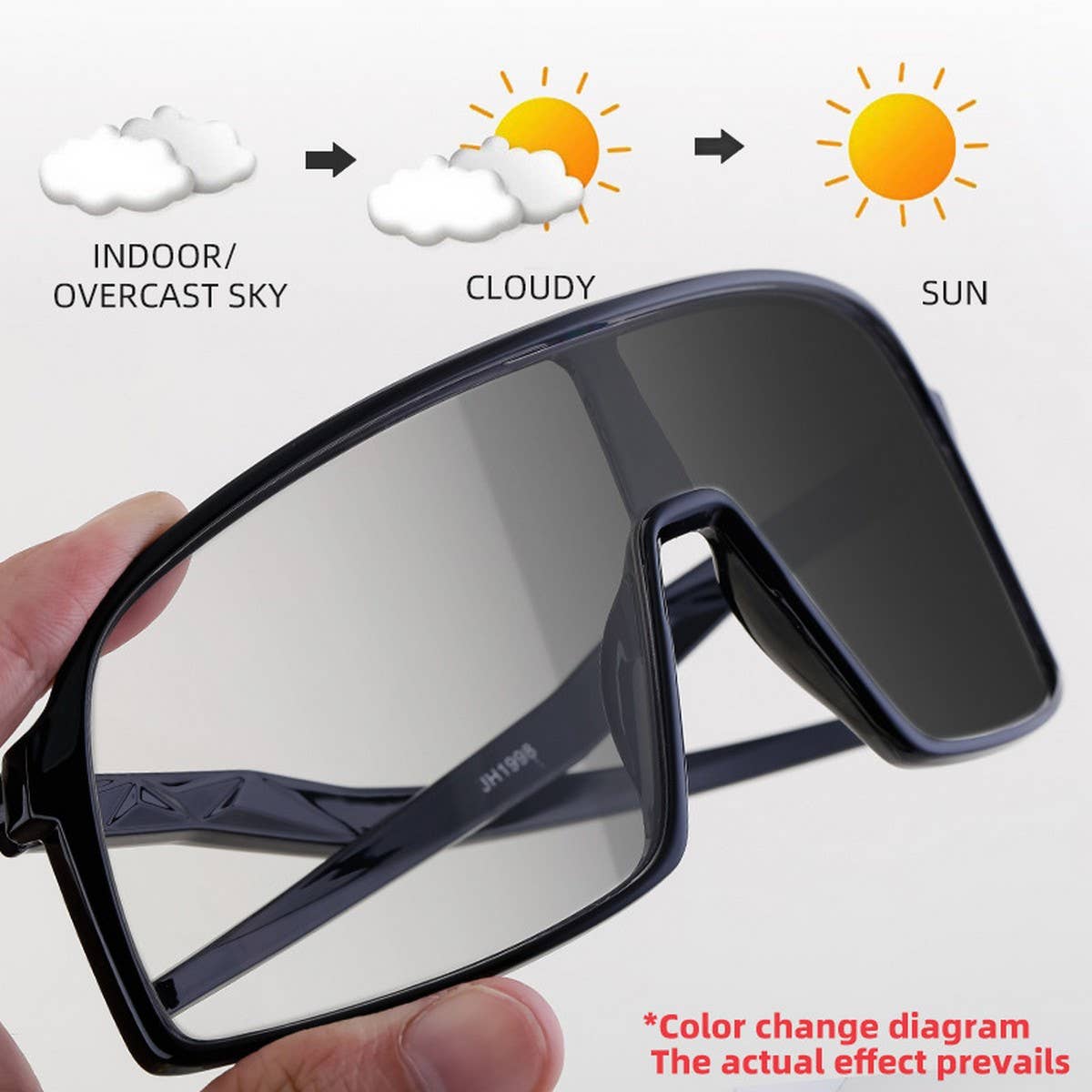 OUTDOOR CYCLING ONE PIECE COLOR CHANGINGSUNGLASSES_CWASG0656