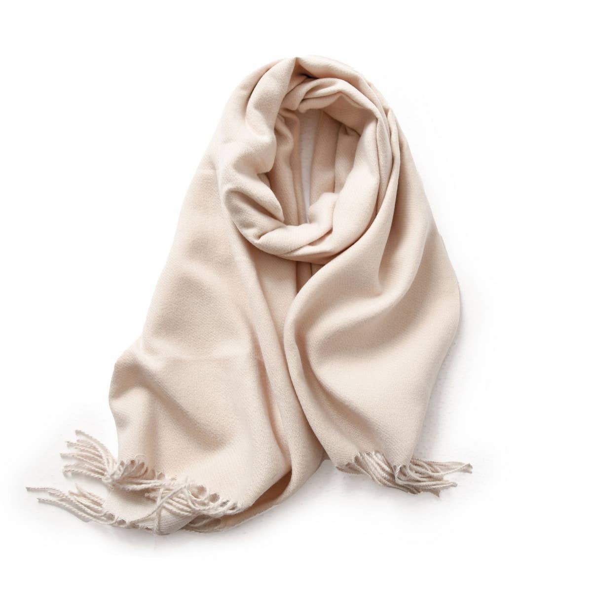 FASHION SCARF SOFT FAUX CASHMERE WITH TASSELS_CWASC0174