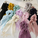 CHIFFON BOW RIBBON TASSEL HAIRBAND HAIRACCESSORIES_CWAHA4170