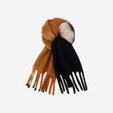 THICK GRADIENT MOHAIR SCARF STYLISH WINTER WRAP_CWASC1112