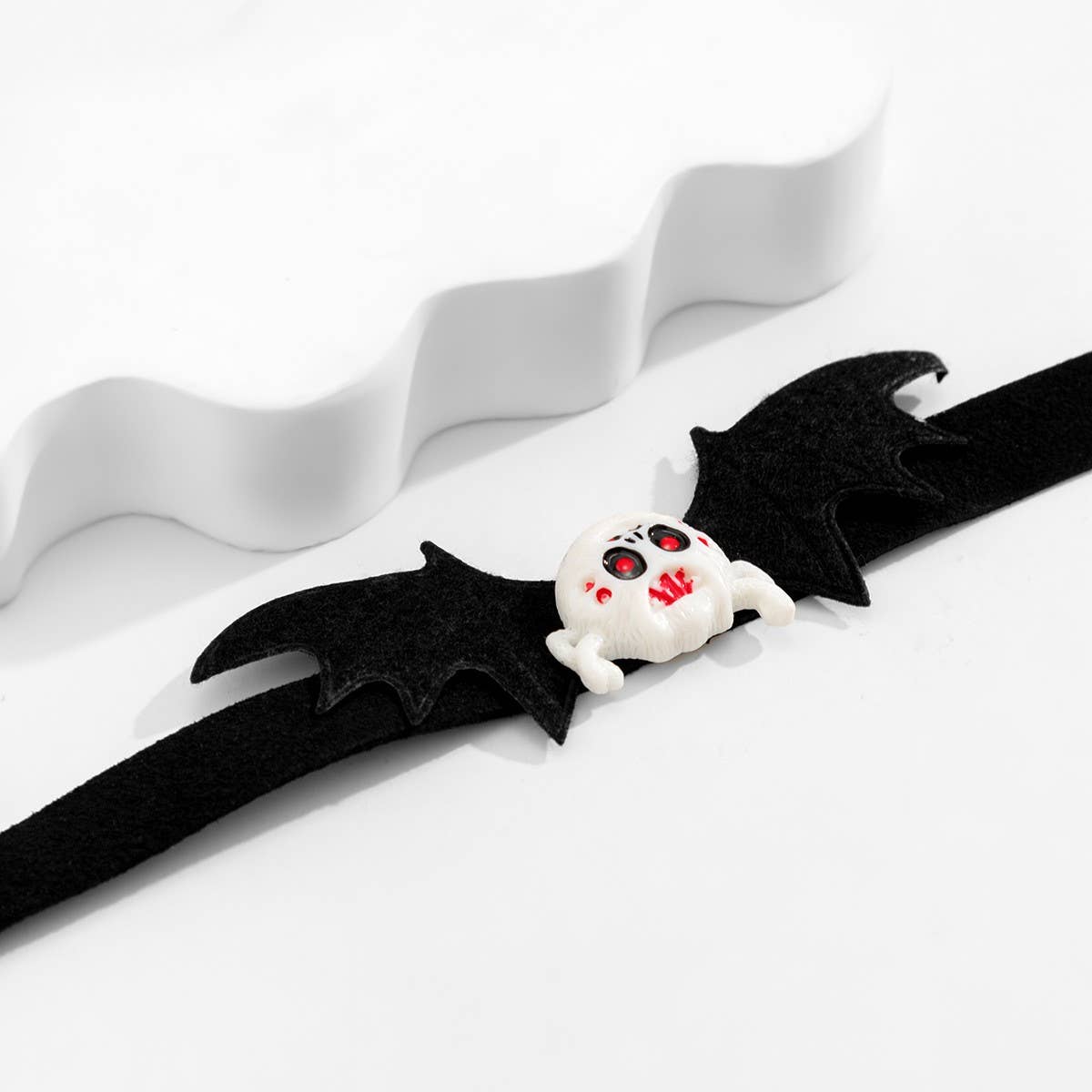 SWEET COOL HALLOWEEN PUMPKIN GHOST NECKLACE_CWAJE1490