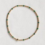 BOHEMIAN STYLE STACKING GOLD ANDCOPPER BEADBRACELET_CWMM3876