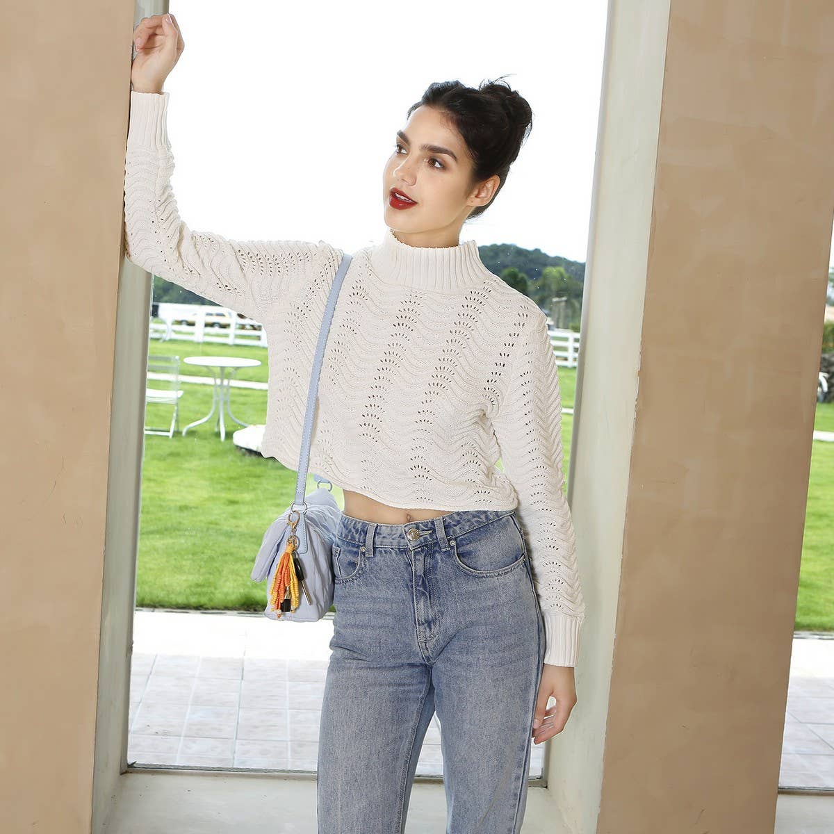 HAND WOVEN CREATIVE WHEAT EARS KEYCHAIN_CWMM1216