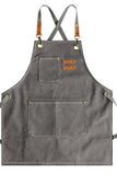 Cwab3990_Cotton Canvas Children'S Painting Apron