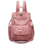 RETRO SOLID COLOR LARGE CAPACITY BACKPACK_CWAB2876
