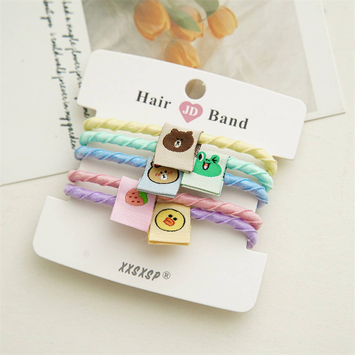 SWEET CANDY COLOR CHILDRENS HAIR TIES_CWAHA1114