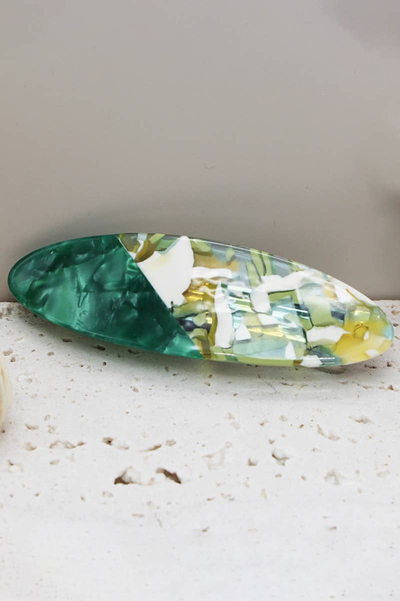 MARBLE PATTERN TRENDY HAIR CLIP_CWAHA0185