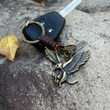 PERSONALIZED TRENDY EAGLE PENDANT CAR KEYCHAIN_CWMM4721