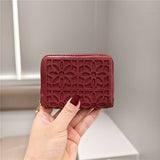 SIMPLE AND STYLISH HOLLOW CARD HOLDER COIN PURSE_CWAB2553