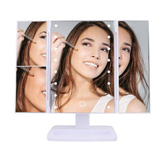 Triple Folding Led Makeup Mirror Shell Mirror_Cwmm5647