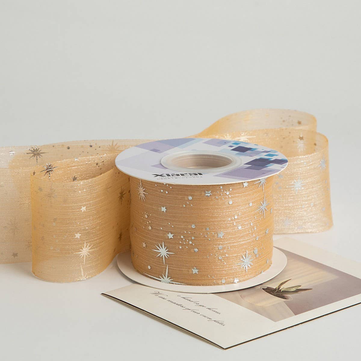 STARRY SKY PLEATED YARN HANDMADE DIY RIBBON_CWMM5760