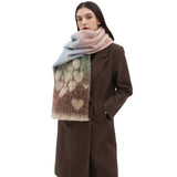 HEART PATTERN CIRCLE YARN SCARF WOMENS WRAP_CWASC0861