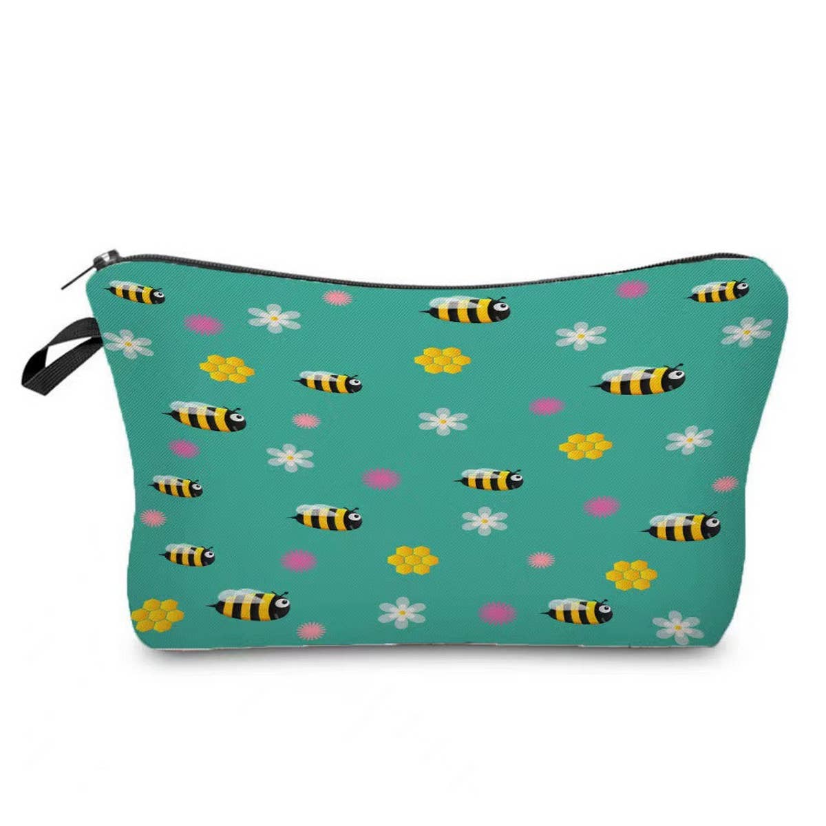 CUTE HARD WORKING BEE PRINTED COSMETIC BAG_CWAB2269