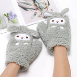 Winter Warm Plus Velvet Thick Cute Halter Gloves_Cwag0266