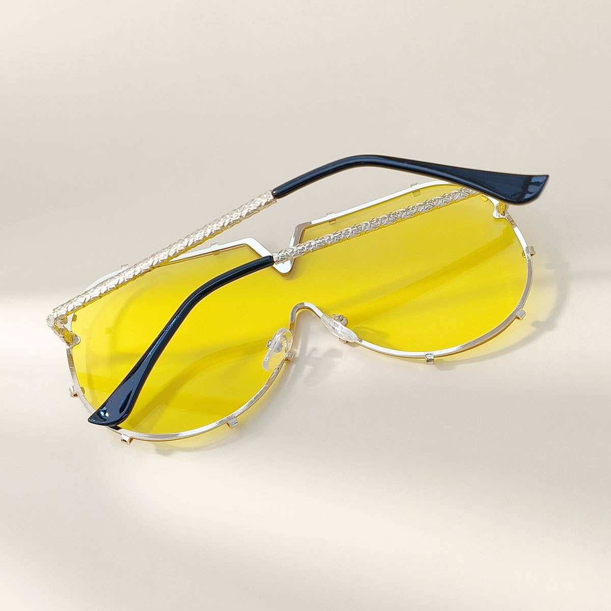 METAL FRAME ONE PIECE LENSES SUNGLASSES_CWASG0370