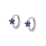 GEOMETRIC FIVE POINTED STAR DIAMOND EARRINGS_CWAJE1772