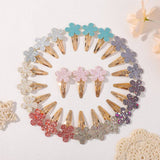 GLITTER FLOWER BB CLIP FOR KIDS BABY HAIRPIN_CWAHA6709