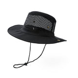 BREATHABLE MESH SOLID COLOR FOLDABLE SUNHAT_CWAH1462