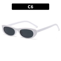 Women Narrow Frame Retro Oval Sunglasses_Cwasg0331