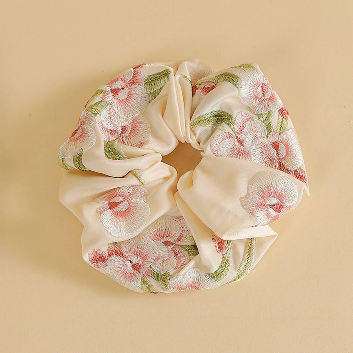 ORCHID EMBROIDERED HAIR TIE FOR QIPAO_CWAHA5412