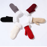 ADULT PLUS VELVET KNITTED WOOL FINGERLESS GLOVES_CWAG0256