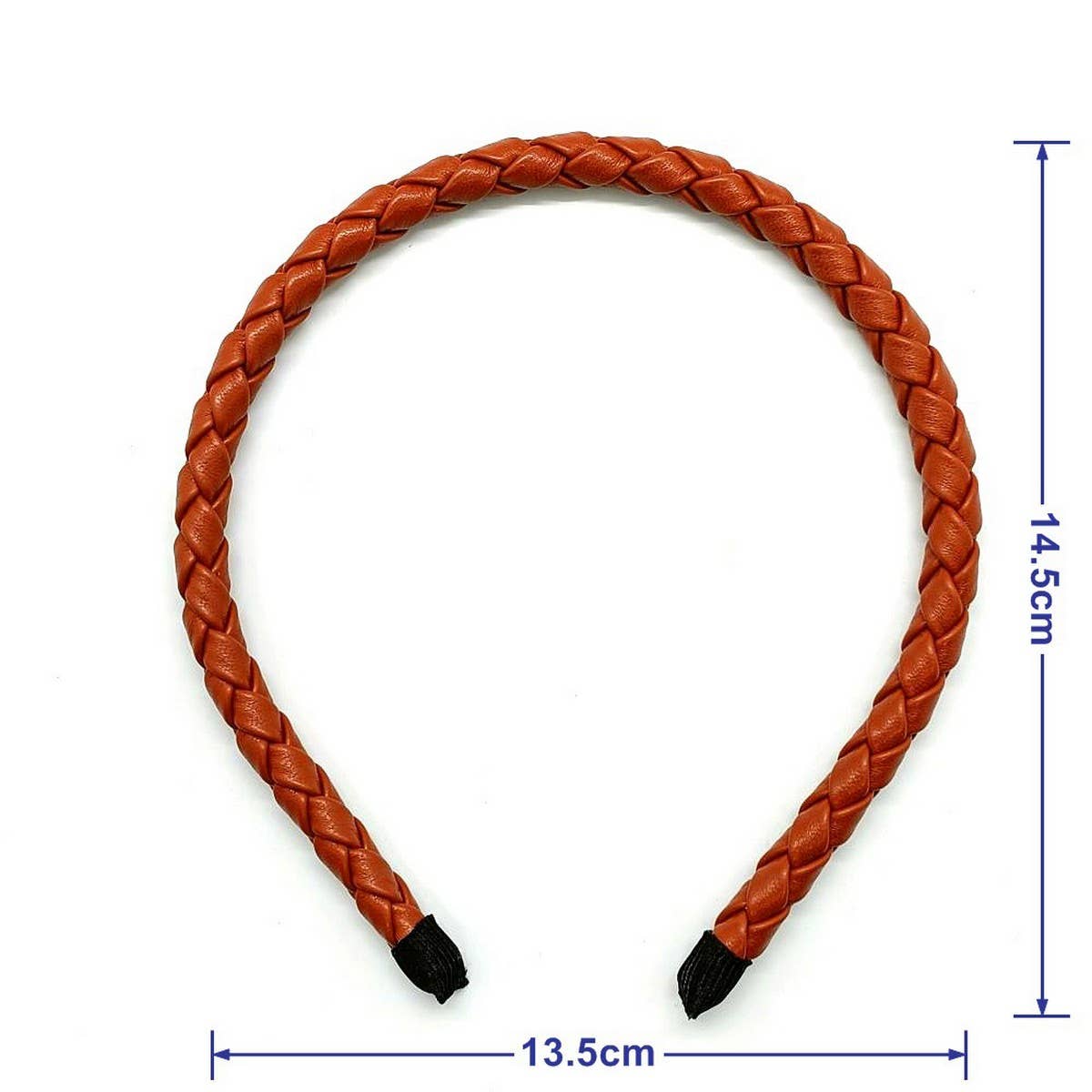 ELEGANT SIMPLE PU LEATHER WOVEN HEADBAND_CWAHA6343