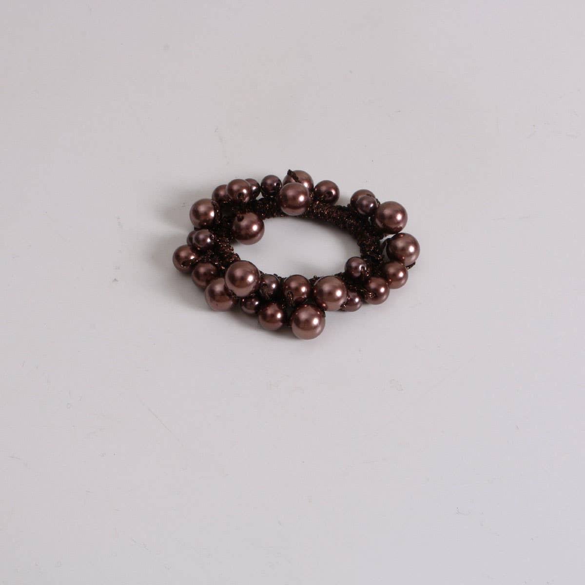 PEARL HAIR TIE BOHO BUN HOLDER FOR WOMEN_CWAHA6762