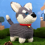 HANDMADE HUSKY CROCHET DOLL MATERIAL KIT_CWMM0814