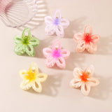 HOLLOW GRADIENT FLOWER HAIR CLAW CLIPS SUMMER CLIP_CWMM5003