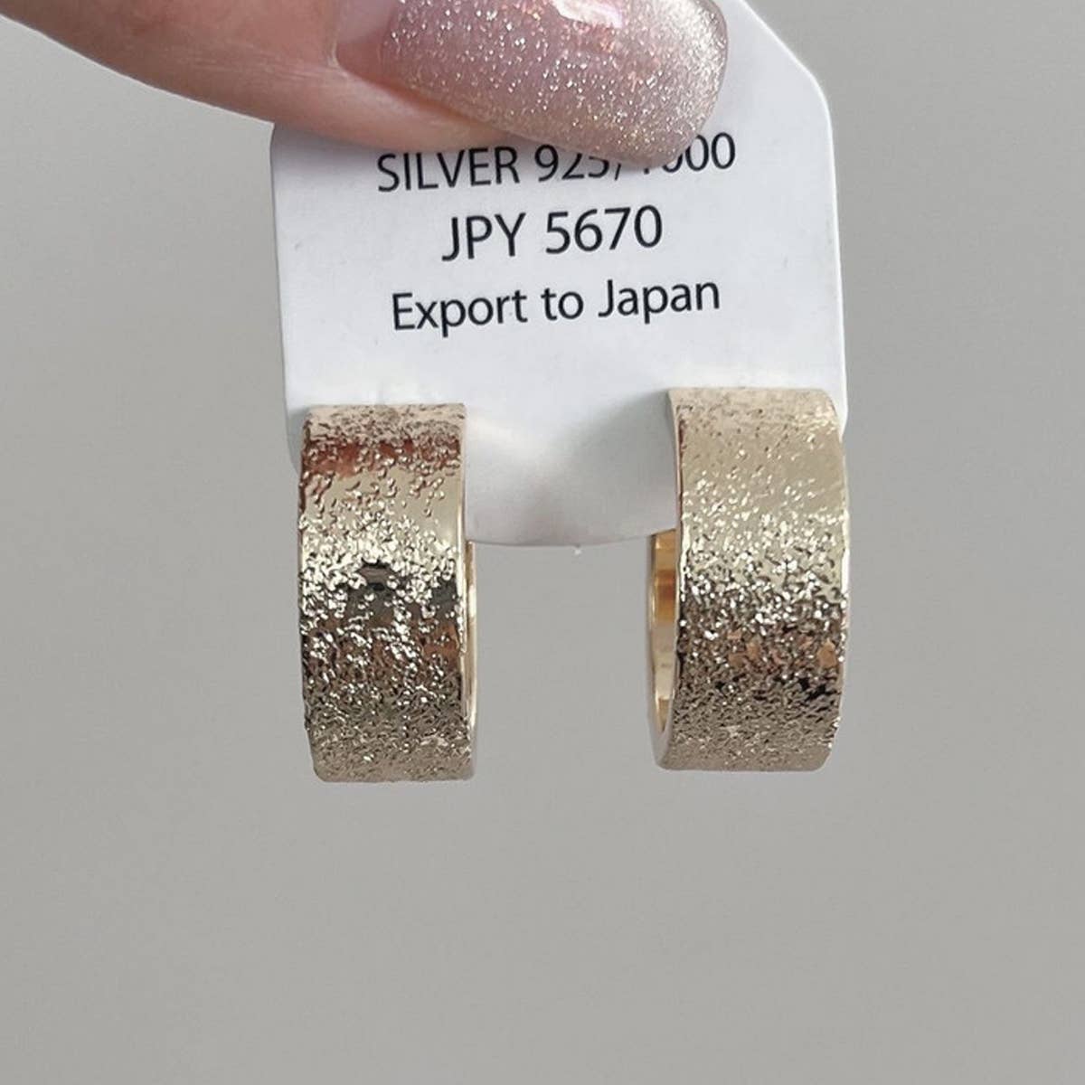 LIGHT LUXURY CURVED EARRINGS_CWAJE1449