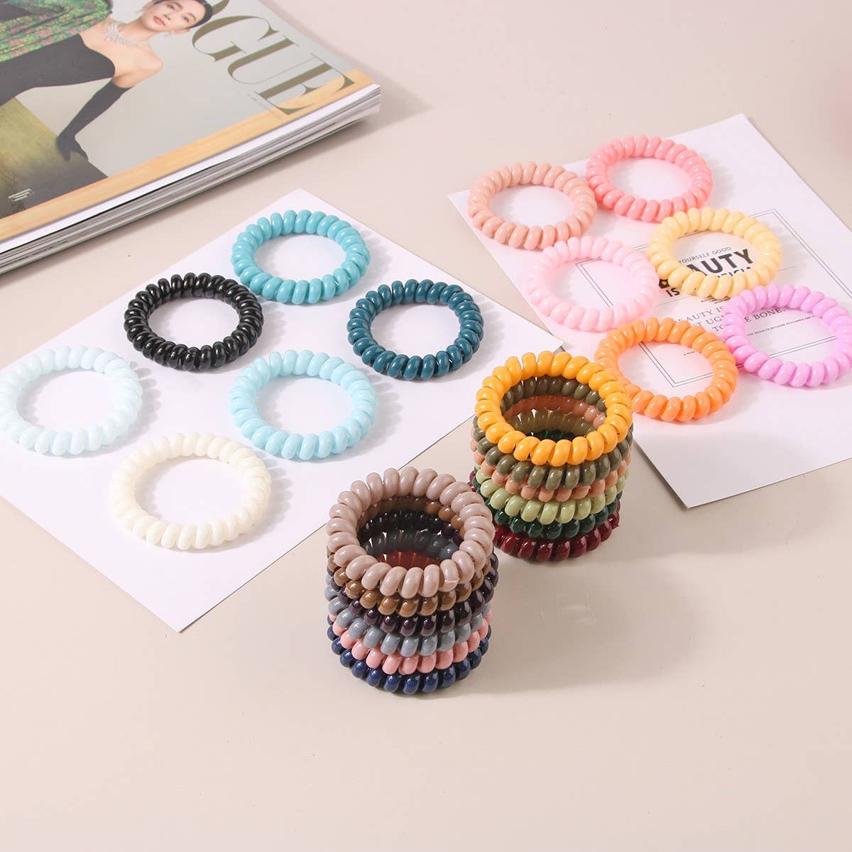 Cwaha1108_Simple Phone Line Hair Tie