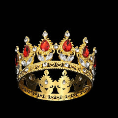 FLOWER CAKE DECORATION WEDDING CRYSTAL TIARAS_CWMM2012