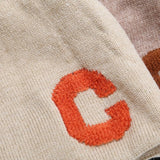 LARGE HEAD CIRCUMFERENCE C LETTERLOOSE KNITTED HAT_CWAH2075