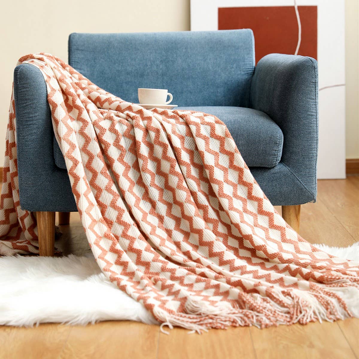 SOFT SOFA COUCH COVER DECORATIVE KNITTED BLANKET_CWMM0192