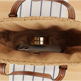 SOLID COLOR VERSATILE TOTE BAG SHOULDER BAG_CWAB2018