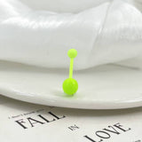 GLOW IN DARK BELLY RING UV FLEXIBLE BAR_CWMM9184