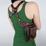 RETRO GOTHIC STEAMPUNK SHOULDER POCKET_CWAB0637