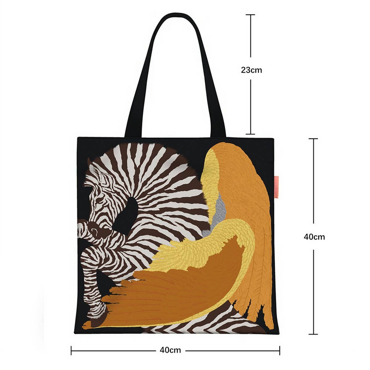 STUDENT CANVAS TOTE BAG SPACIOUS DESIGN_CWAB5138
