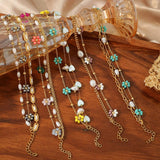 CRYSTAL PETALS 18K GOLD PLATED BRACELET_CWMM3728