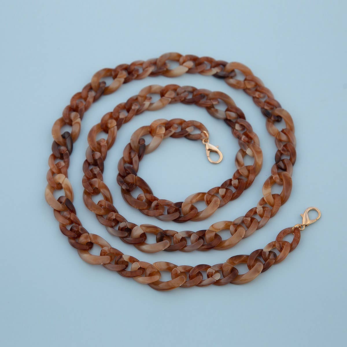 47IN ACRYLIC CROSSBODY CHAIN PHONE BAG STRAP_CWMM5102