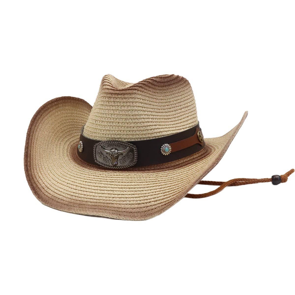 Unisex Outdoor Beach Hat Western Cowboy Style_Cwah04491