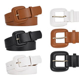 Women New Fashion Buckle Simple Belt_Cwabe0369