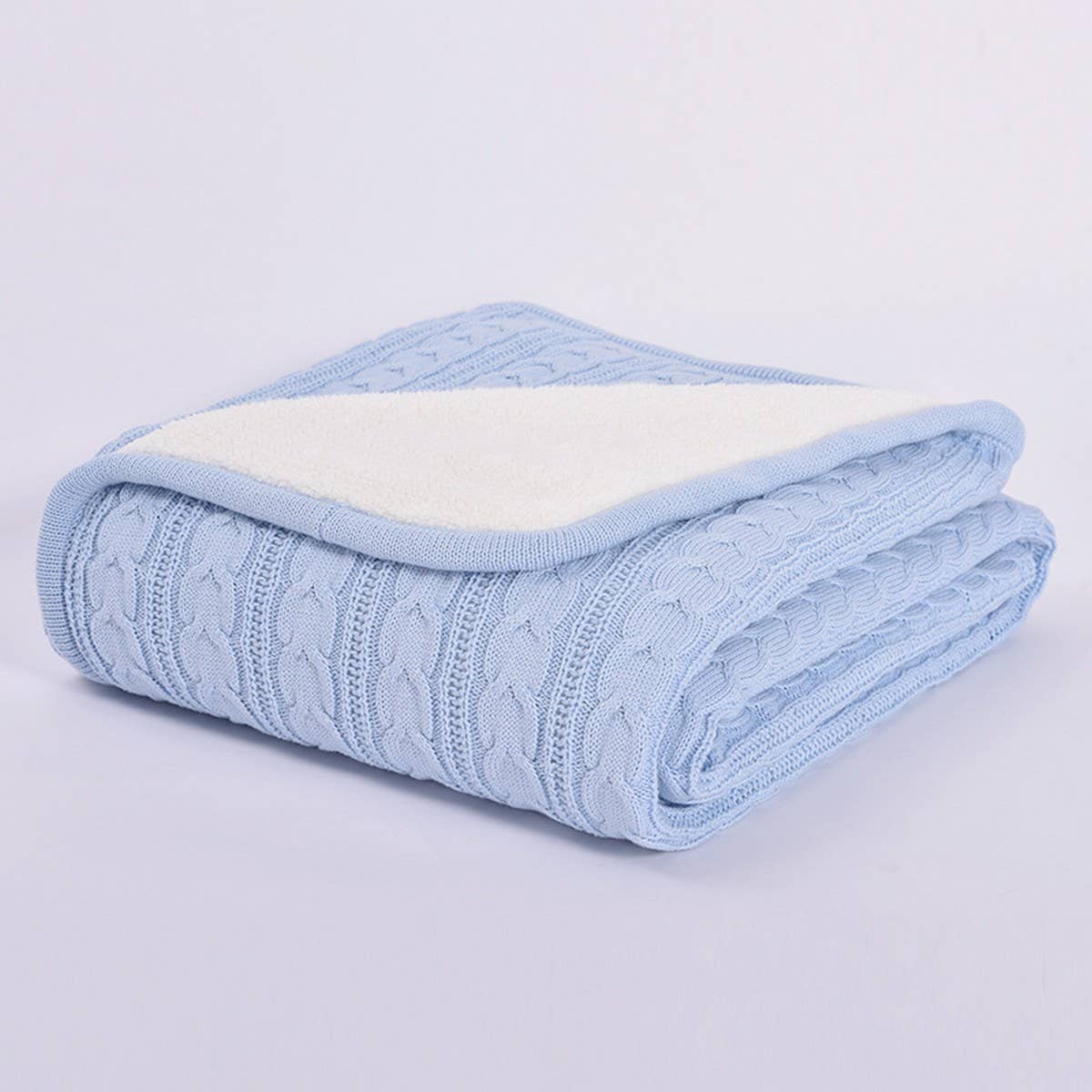 SOLID COLOR PLUSH KNITTED WOOL THROW BLANKET_CWMM2366