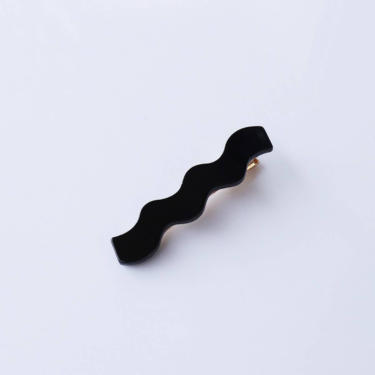 Wavy Acetate Hair Clip Simple Chic Side Bang Pin