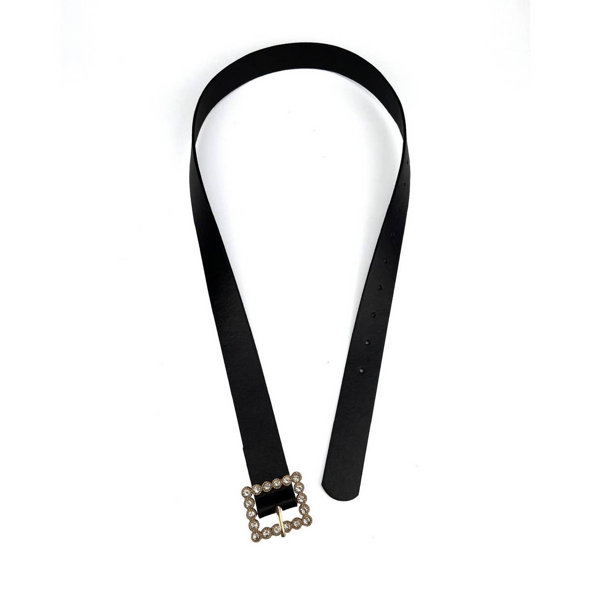 NEW FASHION WOMENS DIAMOND PIN BUCKLE BELT_CWABE0702