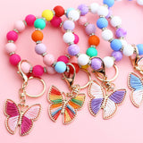 FASHION BRACELET BUTTERFLY PENDANT KEYCHAIN_CWMM1306