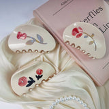 HIGH QUALITY ROSE FLOWER SPLICING HAIR CLIP_CWAHA1345